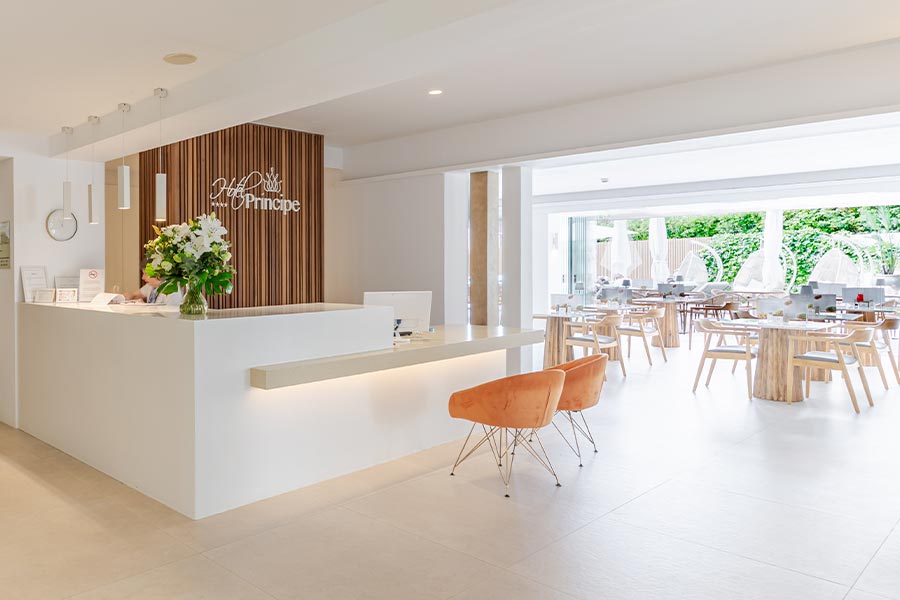 recepcion hotel principe servicio de recepcion 24 horas en el hotel principe en playa de palma